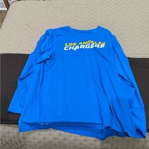 TEAM ISSUE LA CHARGERS LONG SLEEVE T -WORN ONCE